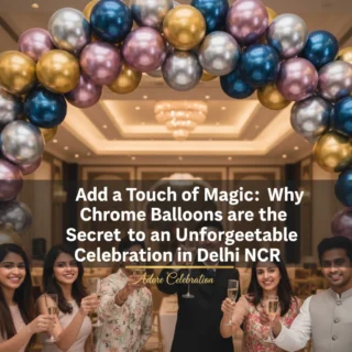 Add a Touch of Magic: Why Chrome Balloons are the Secret to an Unforgettable Celebration in Delhi NCR